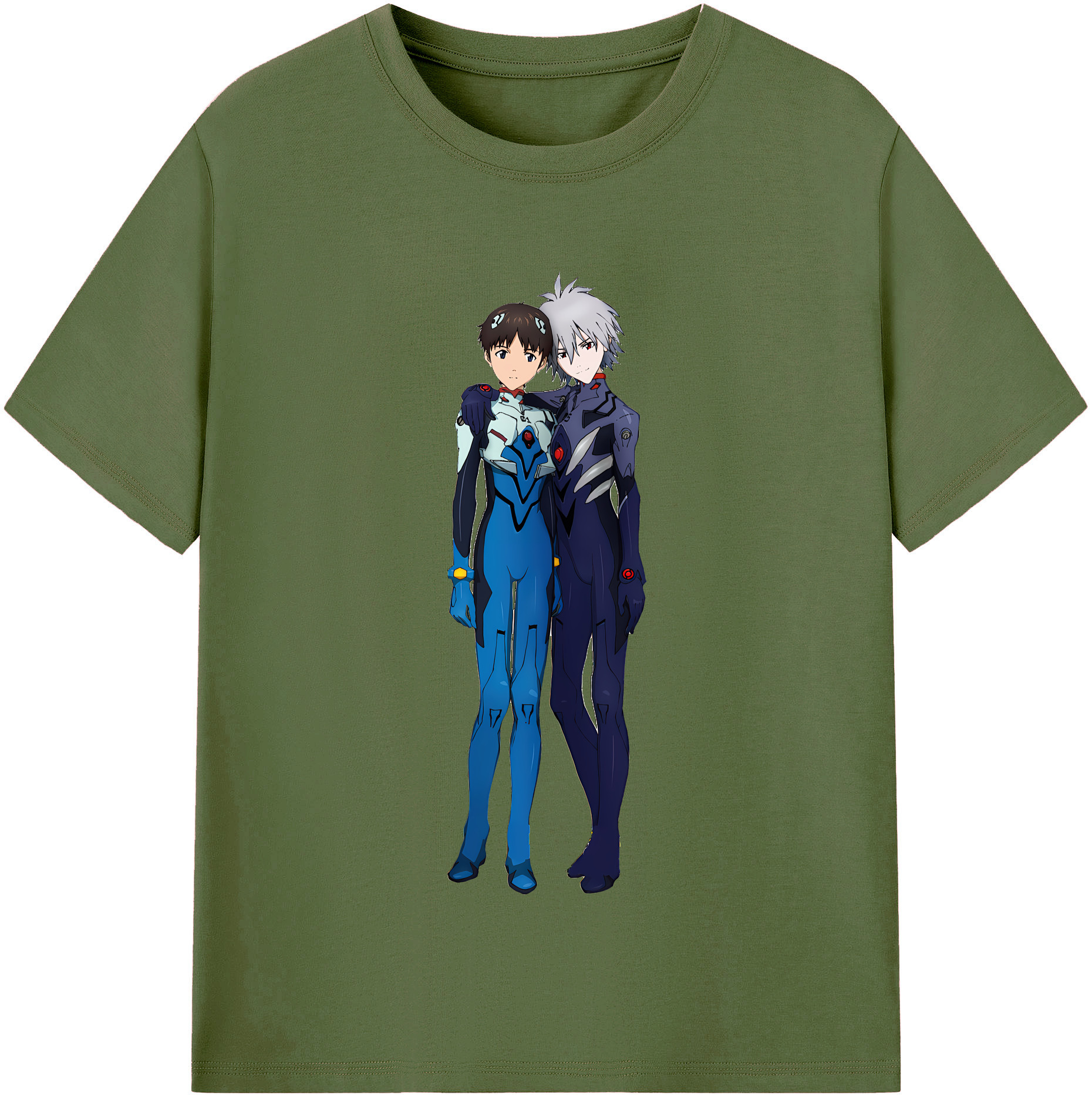 （画像用） EVA 新世紀エヴァンゲリオン 綿100％半袖Tシャツ（フロントプリント）